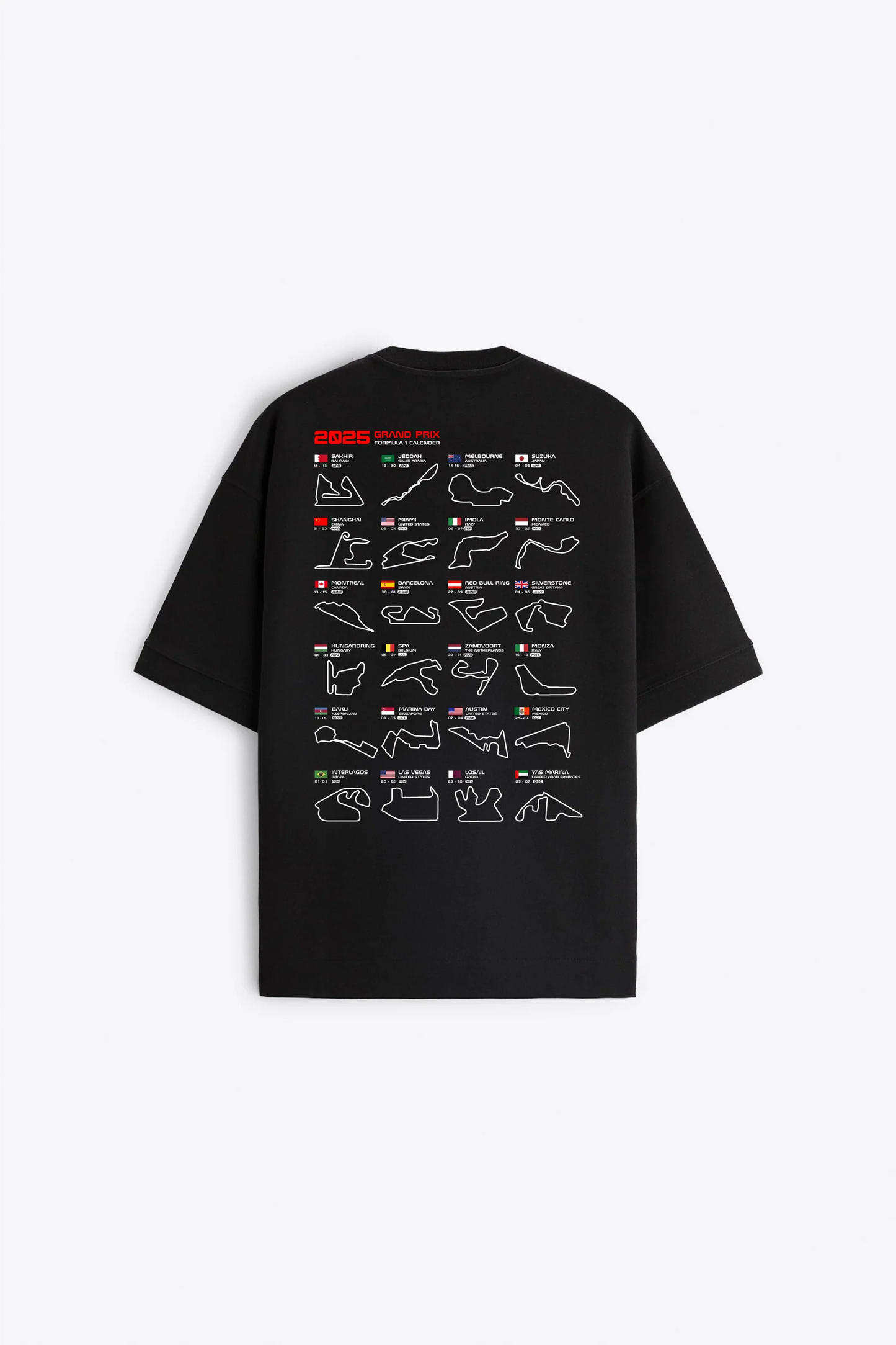F1 RACE COURSE T-SHIRT