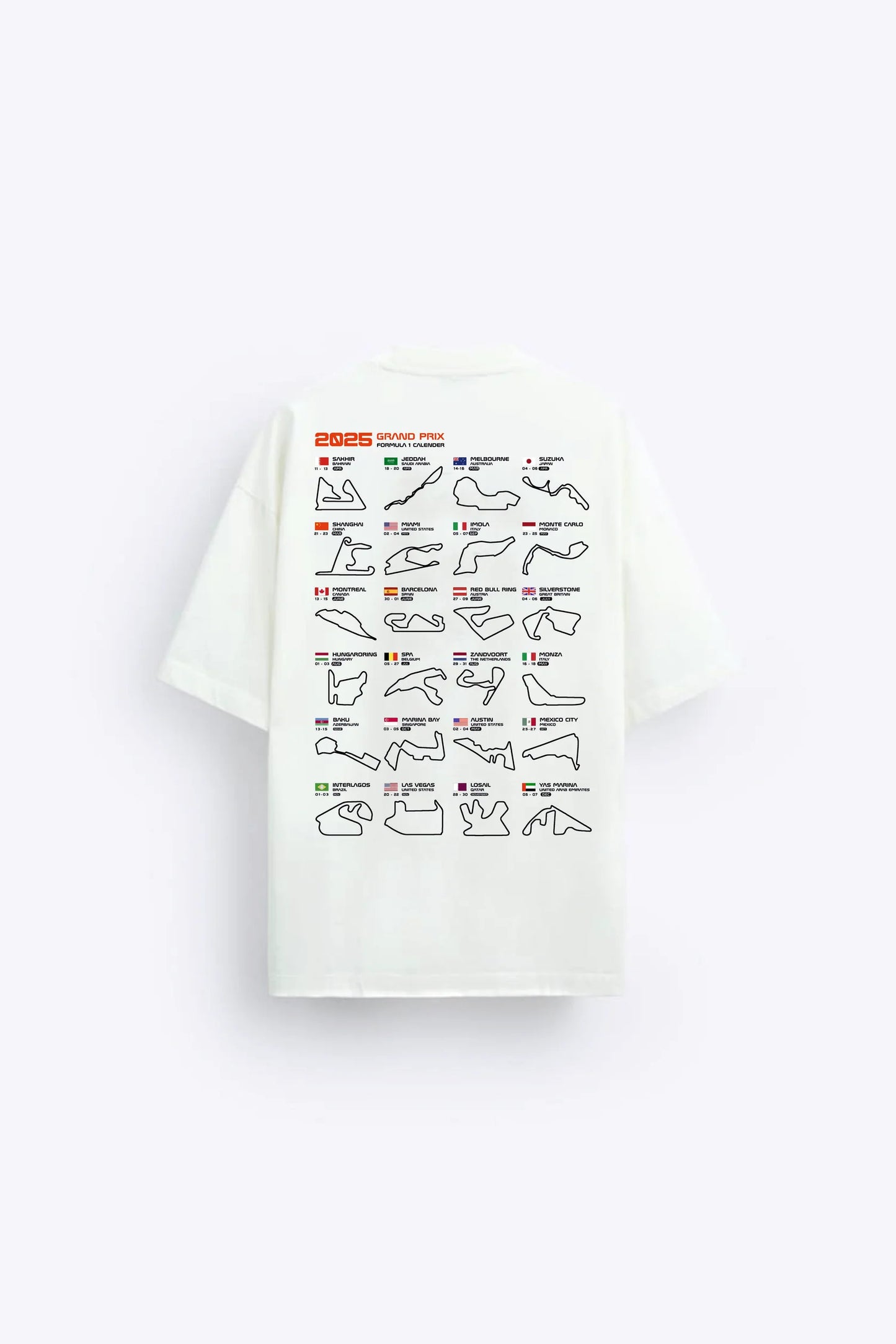 F1 RACE COURSE T-SHIRT